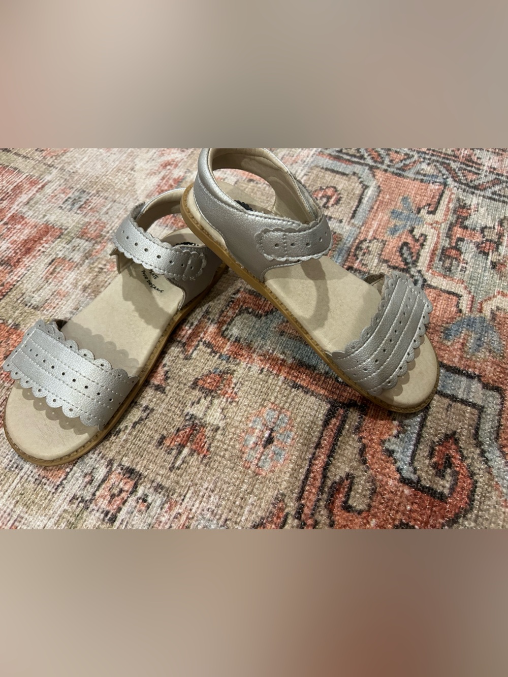Livie & Luca Girls Posey Sandals - Classic Scalloped Design